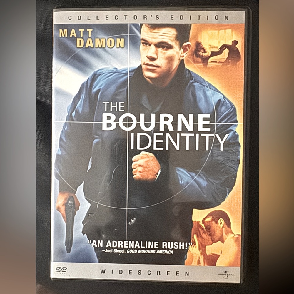 The Bourne Identity Collector's Edition DVD featuring Matt Damon
